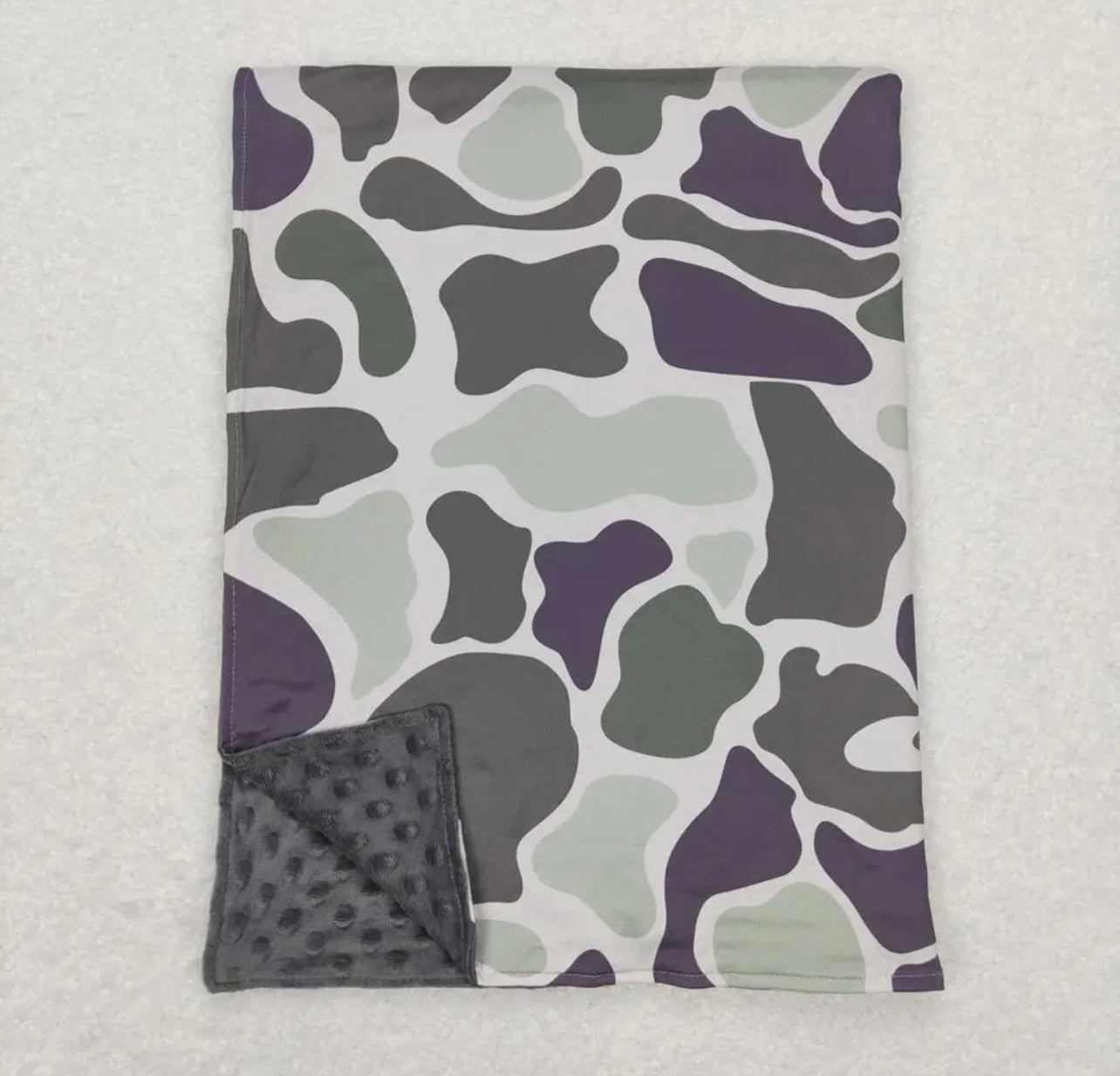 Duck camo baby blanket