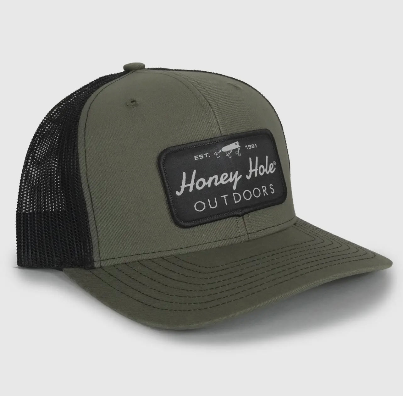 Snapback HH Outdoors Hat- Black Patch