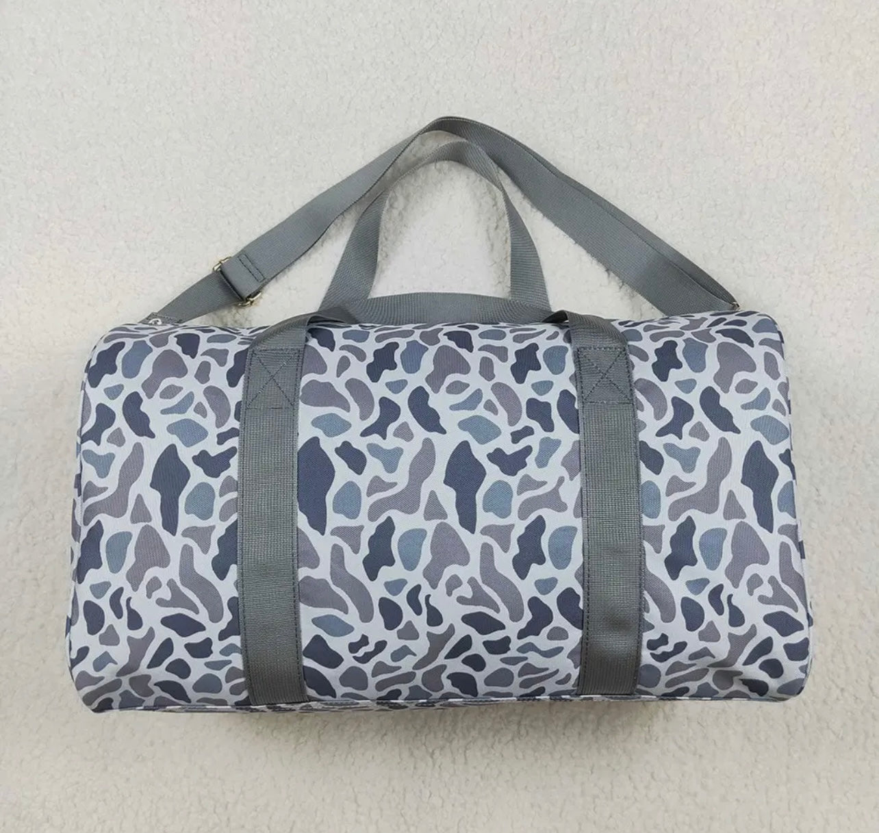 Duck camo duffle bag