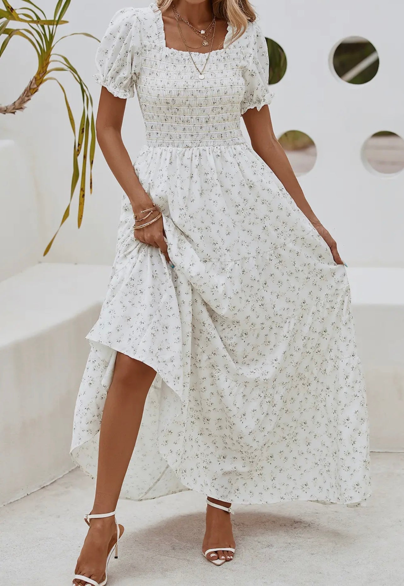 Floral maxi dress