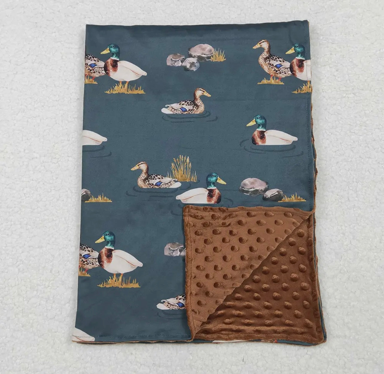 Duck baby blanket