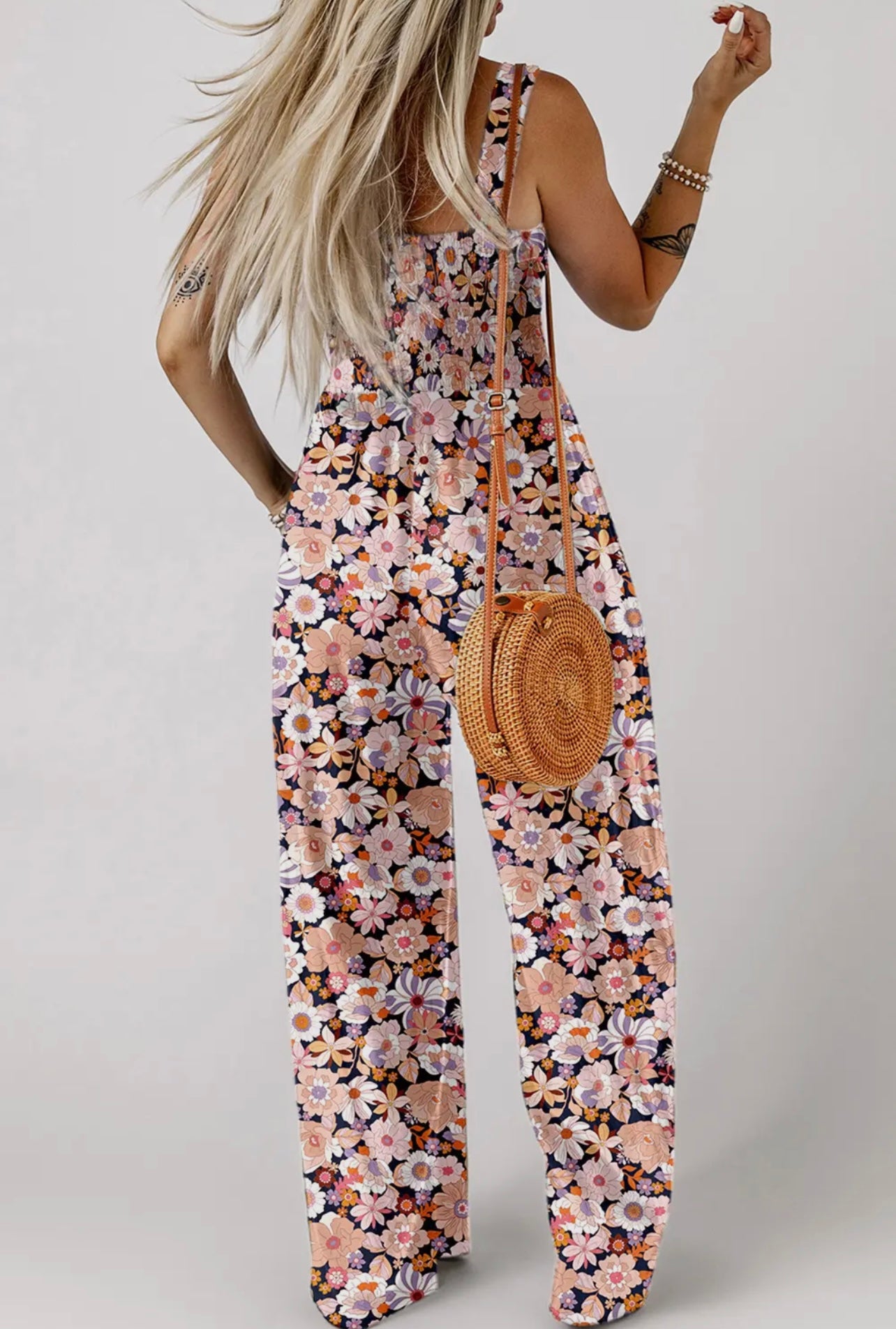 Floral printed jumpsuit