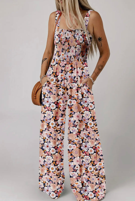Floral printed jumpsuit