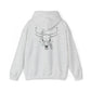 Wild West Skull Hoodie - Unisex Heavy Blend™ with Floral Accents