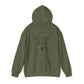 Wild West Skull Hoodie - Unisex Heavy Blend™ with Floral Accents