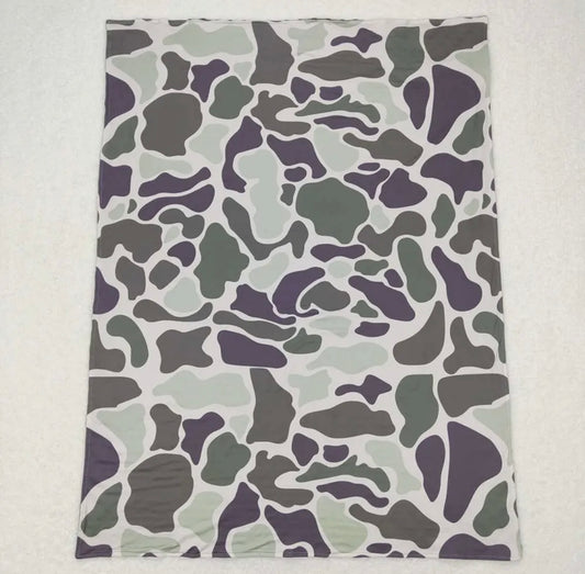 Duck camo baby blanket