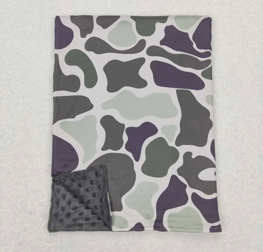 Duck camo baby blanket