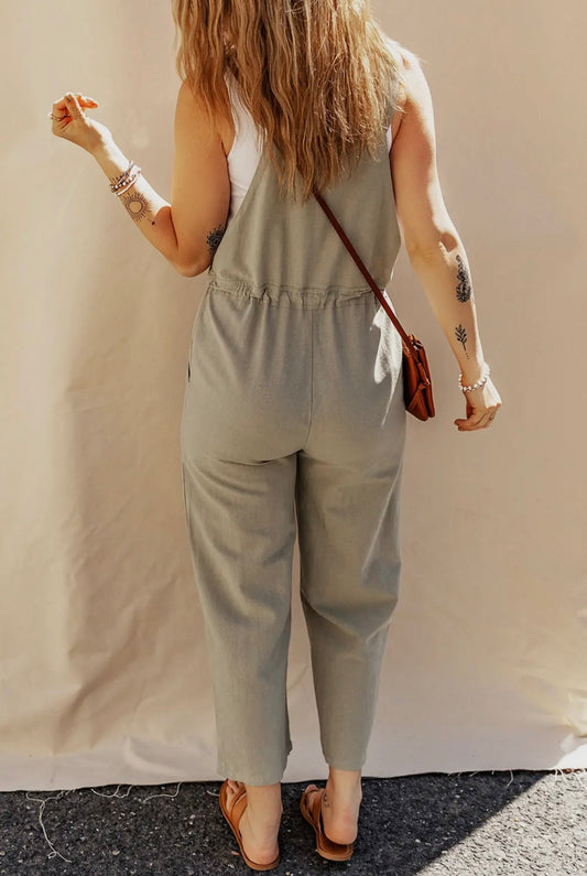 Green jumpsuit