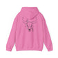 Wild West Skull Hoodie - Unisex Heavy Blend™ with Floral Accents