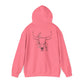 Wild West Skull Hoodie - Unisex Heavy Blend™ with Floral Accents