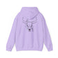 Wild West Skull Hoodie - Unisex Heavy Blend™ with Floral Accents
