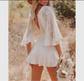 Lace mini dress