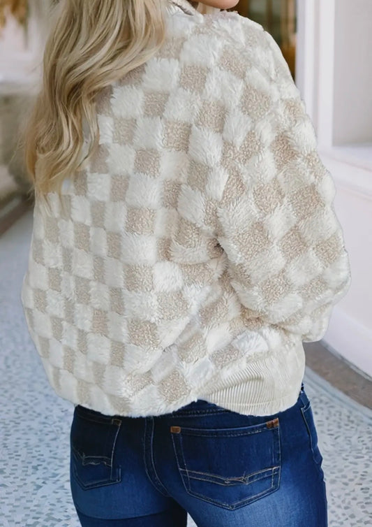 Checkered sweatshirt
