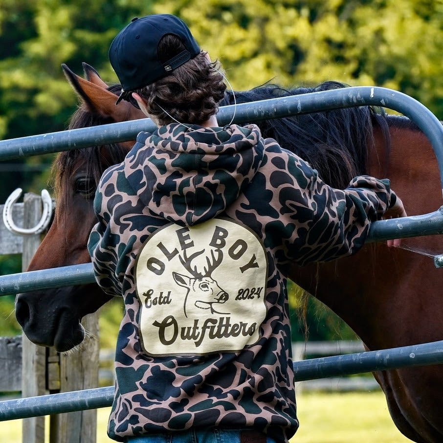 Ole Boy Camo Buck Hoodie