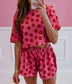 Flower print pj set