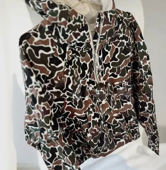 Duck Camo Half Zip Hoodie