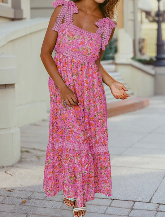 Floral lace dress